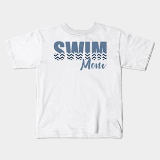 Swim Mom Kids T-Shirt